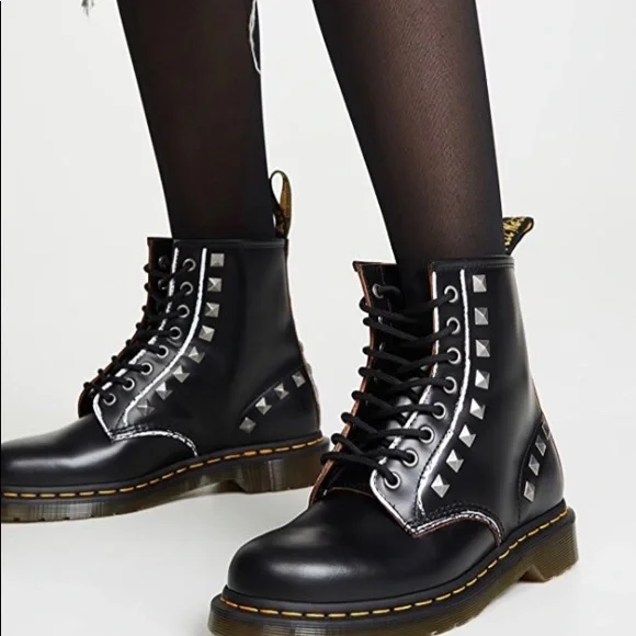 Dr. Martens | Shoes | Dr Martens 46 Stud Black Rolled Vintage
